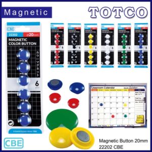 CBE Magnetic Button 22202 20mm 6's