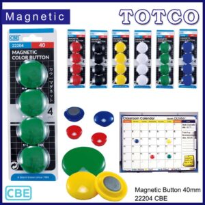 CBE Magnetic Button 22204 40mm 4's