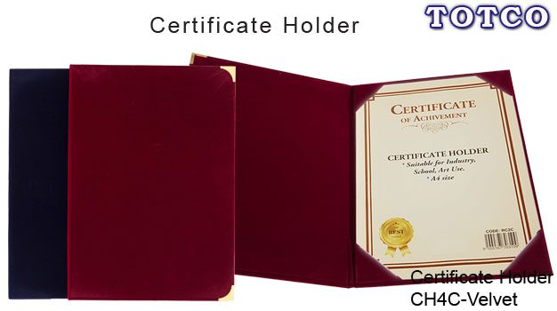 Certificate Holder CH4C Velvet