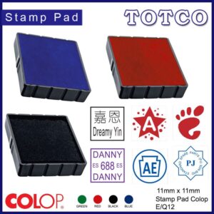 Colop Ink Pad Refill (11 x 11mm) E/Q12