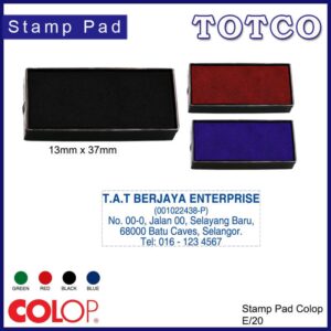 Colop Ink Pad Refill (13 x 37mm) E/20