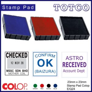 Colop Ink Pad Refill (23 x 23mm) E/Q24