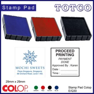 Colop Ink Pad Refill (29 x 29mm) E/Q30