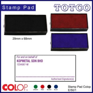 Colop Ink Pad Refill (29 x 68mm) E/50
