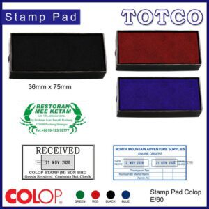 Colop Ink Pad Refill (36 x 75mm) E/60