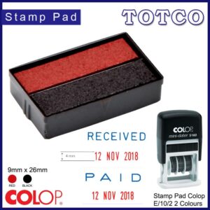Colop Ink Pad Refill (9 X 26mm) E/10/2