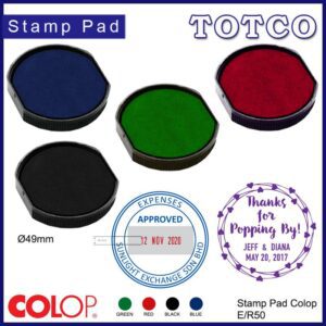 Colop Ink Pad Refill (Ø49mm) E/R50