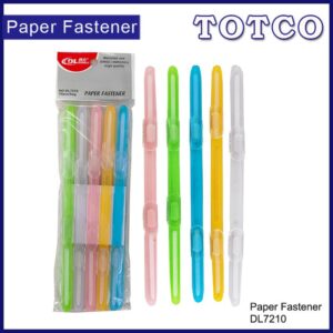Dingli Plastic Paper Fastener DL7210  (Mix Colour)