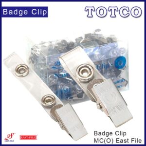 East File Metal Name Tag Badge Clip (100pcs in box)