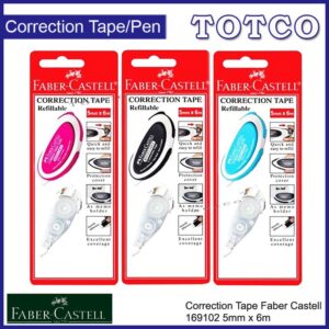 Faber Castell 169102 Correction Tape + Refill