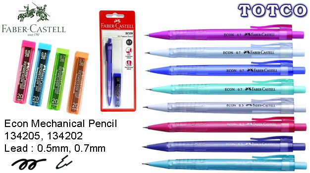 Faber Castell Econ Mechanical Pencil 0.5mm / 0.7mm