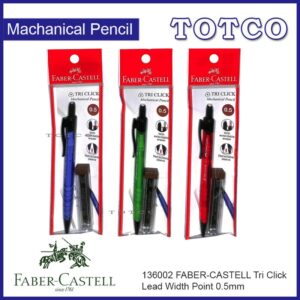 Faber Castell Tri Click Mechanical Pencil 0.5mm / 0.7mm