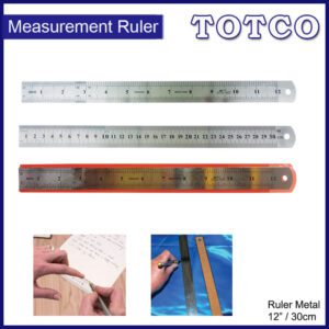 12" / 30cm Metal Ruler