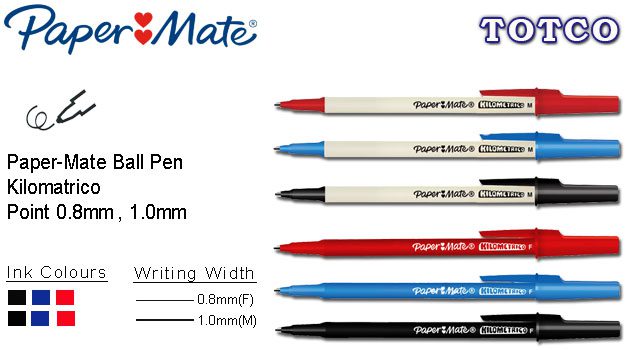 Paper-Mate Fine Ball Pen Kilometrico