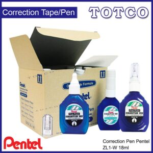 Pentel ZL1-W Correction Pen Metal Tip 18ml