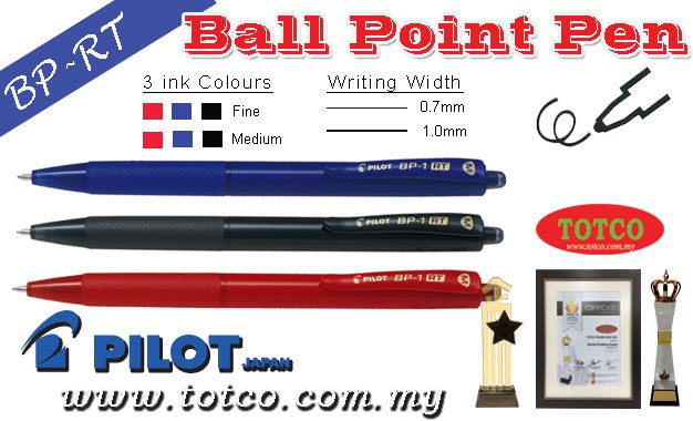 Pilot BP-1RT Ball Point Pen Medium 1.0mm