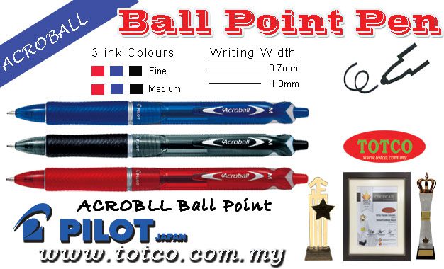 Pilot BPAB-15F Acroball Ball Point Pen 0.7mm