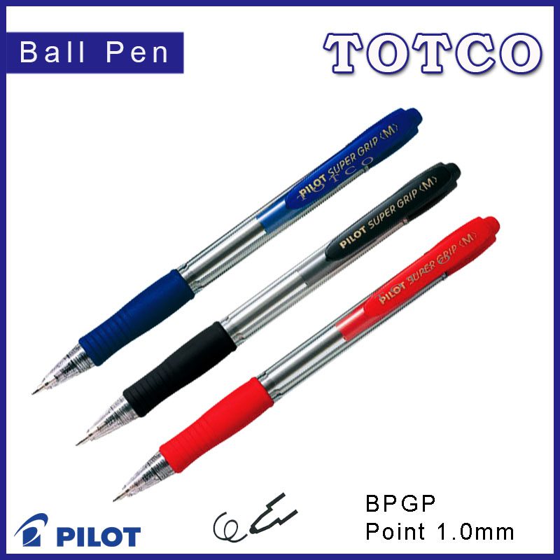 Pilot BPGP-10R Ball Point Pen Super Grip 1.0mm
