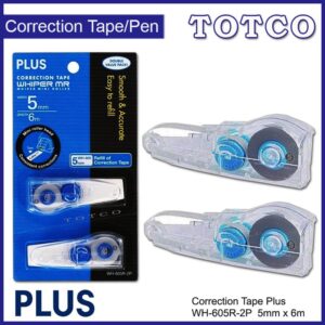 Plus WH-605R Refill for Correction Tape (2 pcs)