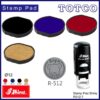 R512-7 Ink Pad Shiny Refill Ø12mm