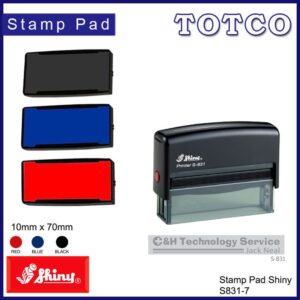 S831-7 Ink Pad Shiny Refill 10mm x 70mm