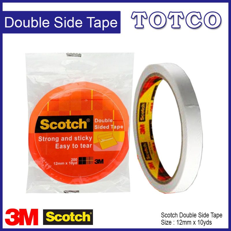 Scotch Double Side Tape Tissue 10YDS
