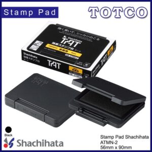 Shachihata ATMN-2 Ink Pad 56mm x 90mm Black