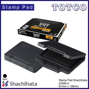 Shachihata ATMN-3 Ink Pad 67mm x 106mm Black