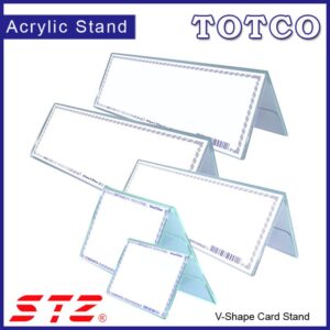 STZ Acrylic Card Stand (V Shape)