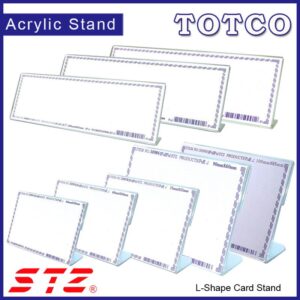 STZ Acrylic Name Card Stand (L Shape)