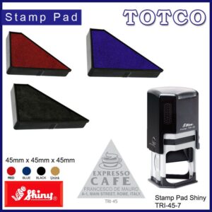 TRI45-7 Ink Pad Shiny Refill 45mm x 45mm x 45mm