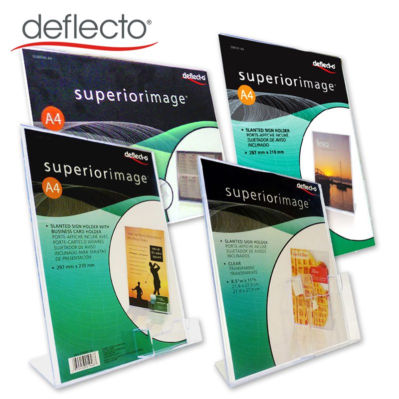 Deflect-O Superiorimage Acrylic Stand (L Shape) A4 / A5