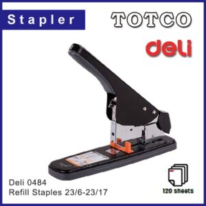 Deli 0484 Stapler Use 23/6 & 23/17