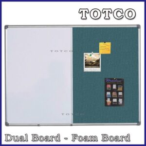 Dual Board - Foam + White Board Aluminium Frame
