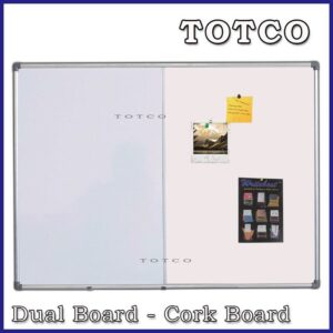 Dual Board - Soft Board + White Board Aluminium Frame