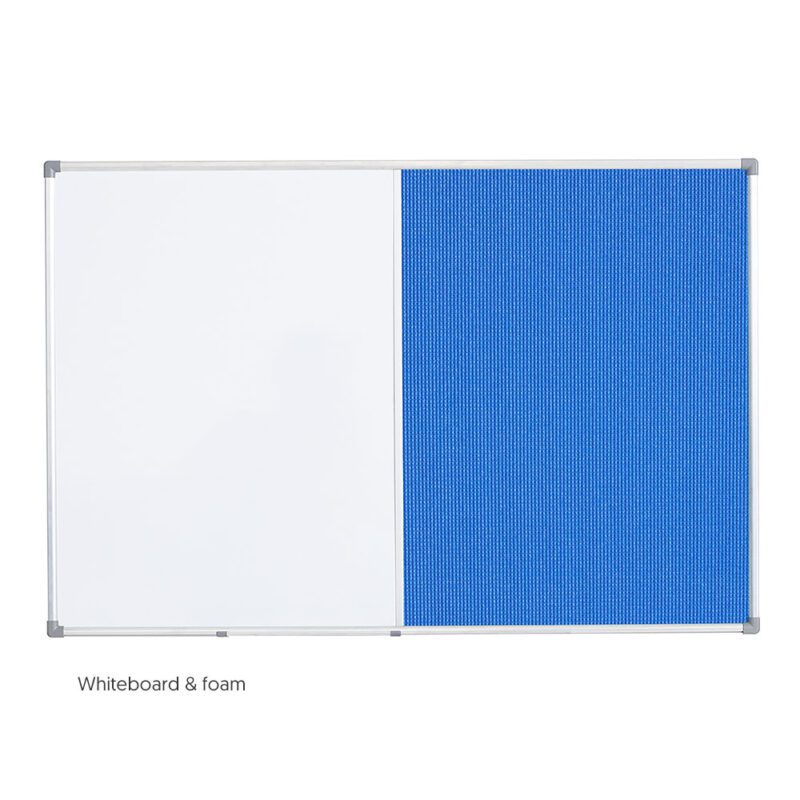 Dual Board Velvet White Board Aluminium Frame 2