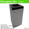 Fiberglass Open Top Square Bin VOSGE 80
