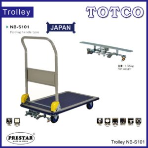 NB-S101 Prestar Metal Platform Trolley 150Kgs (Foldable Handle)