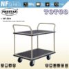 NF-304 Prestar Trolley Double Deck Dual Handle 300Kgs