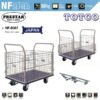 NF-S307 Prestar Metal Platform Trolley Side Net Type Stopper 300Kgs