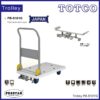 PB-S101G Prestar Trolley Polypropylene (PP) Foldable Handle Stopper 150Kgs