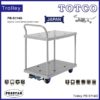 PB-S114G Prestar Trolley Polypropylene (PP) Double Deck Single Handle Stopper 150Kgs