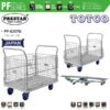 PF-S307G Prestar Trolley Polypropylene (PP) Side Net Type Stopper 300Kgs