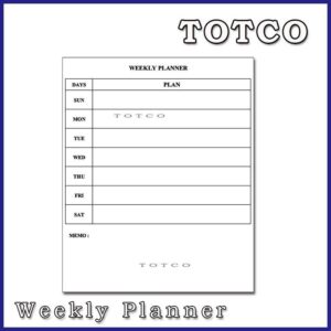 Planner Board - Weekly Planner