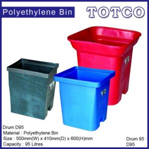 Polyethylene Bins Drum 95L/150L/200L/250L