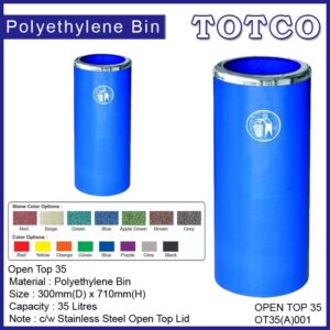 Polyethylene Bins OPEN TOP 35