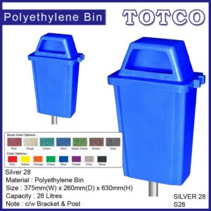 Polyethylene Bins SILVER 28