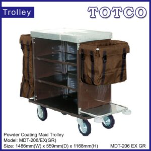 Powder Coating Maid Trolley MDT-206/EX