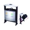 Powder Coating Recycle Bin c/w Ashtray and P.P Liner LD-RECYCLE- 098/EX