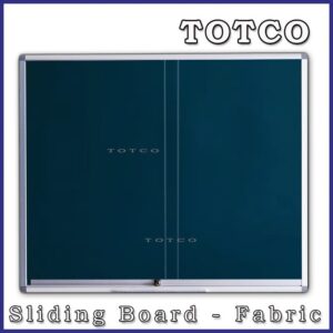 Sliding Glass Board - Fabric Board Aluminium Frame